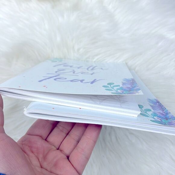 Journal | Faith over Fear quoted writing journal,Spiritual,Religious inspired. - Picture 4 of 6